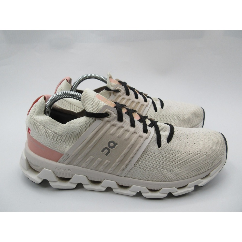 On Running Cloudswift Shoes Mens Size 8.5 White CloudTec Helion Running Sneakers
